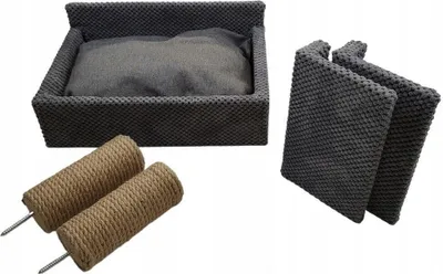 Image de Mur d'escalade pour chats Chaise longue murale Lit pour chat Étagère murale Coussin XS 9470