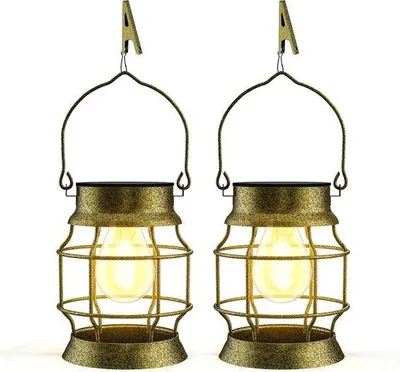 Produktbild von Solarbetriebene Gartenbeleuchtung - Außenleuchte - LED Sonnenlampe - Gartendekoration hangende Leuchte - IP65 wasserdicht - Gartenbeleuchtung für Außenbereich, Balkon und Terrasse