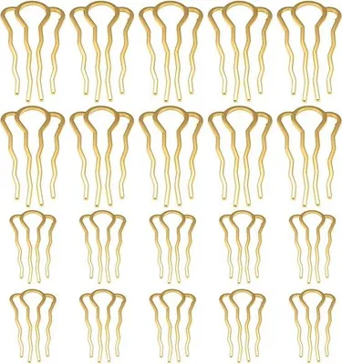 Produktbild von Goldene Haarklammern für Mädchen Frauen