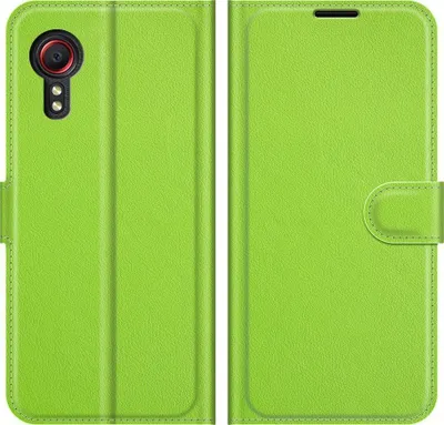 Produktbild von Mobigear Classic  Samsung Galaxy Xcover 5 Hülle Klapphülle Geldbörse - Grün