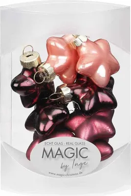 Produktbild von Strahlensterne 8 Stk 4cm Vintage Rose