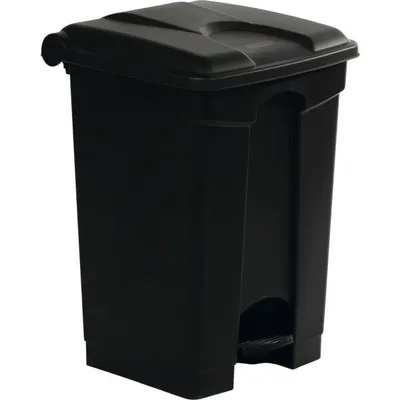 Produktbild von Treteimer Kunststoff, schwarz, 45 Liter