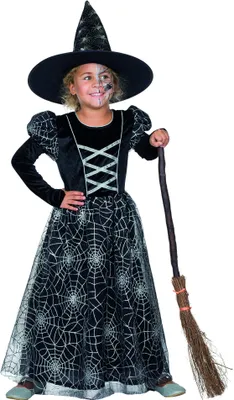 Produktbild von Kostüm Kid Spinnennetz Hexe Gr. 116