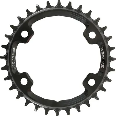 Produktbild von Massi Narrow Wide Xt/xtr Kettenblatt Schwarz 34t Schwarz 34t