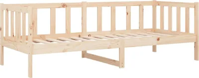 Image de vidaXL Lit de jour sans matelas 90x190 cm pin massif