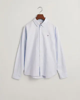 Produktbild von Gant Shield Oxford Bd Langarmhemd Blau 8-10 Years Jungen,Mädchen Blau 8-10 Years