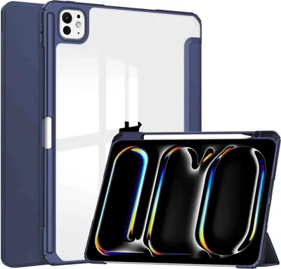 Obrázek produktu pro imoshion Trifold Hardcase skládací pouzdro iPad Pro 13 (2024) M4 – tmavě modré