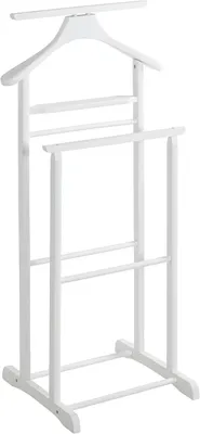 Produktbild von HAKU Herrendiener weiß - Massivholz, B/H/T: 47x102x36 cm