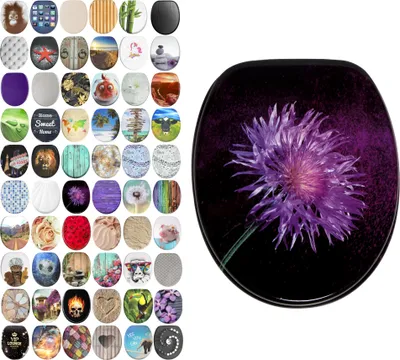 Produktbild von WC sedátko SANILO® s mechanismem Soft-Close Purple Dust