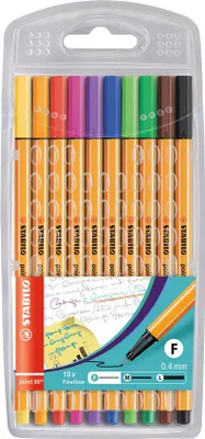 Produktbild von Fineliner - STABILO point 88 - 10er Pack - Standardfarben