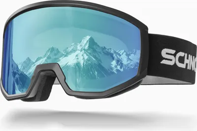 Produktbild von Schnorr Skibrille Luchs Blau (S3) | Full REVO verspiegelt, Anti-Fog, UV400, 45 mm Band