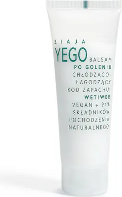 Produktbild von Ziaja Yego Kühlender und Beruhigender Aftershave-Balsam, Vetiver, 80 ml