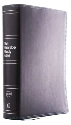 Produktbild von NKJV, Wiersbe Study Bible, Leathersoft, Black, Red Letter, Comfort Print