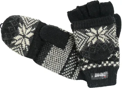 Produktbild von Handschuh mit Klappe und Norweger Muster Thinsulate für Herren
