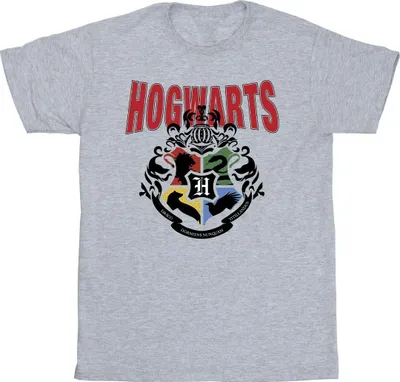 Produktbild von Harry Potter - "Hogwarts" T-Shirt für Herren BI30718 (XXL) (Grau)