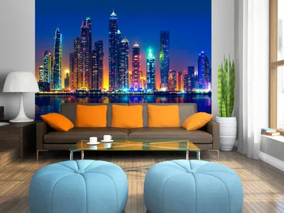 Immagine prodotto di Carta da parati non tessuta, motivo città, 400x280 cm – Carta da parati moderna, ideale per camere da letto, decorazione murale, corridoi, uffici, modello d-C-0023-a-c
