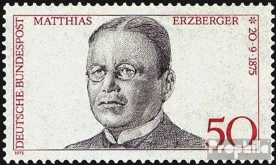 Produktbild von Briefmarken BRD (BR.Deutschland) 1975 Mi 865 (kompl.Ausg.) FDC 100.Geburtstag von Erzberger
