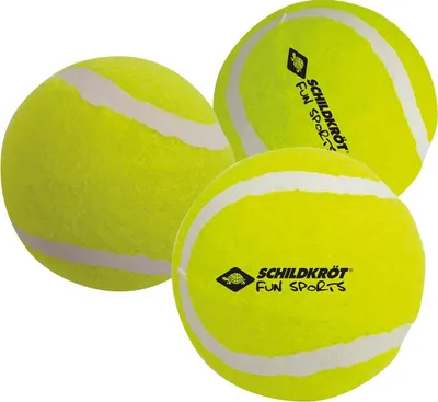 Image de Schildkröt Funsports - Tennisbälle, (3 balles de loisirs sans pression dans un meshbag)