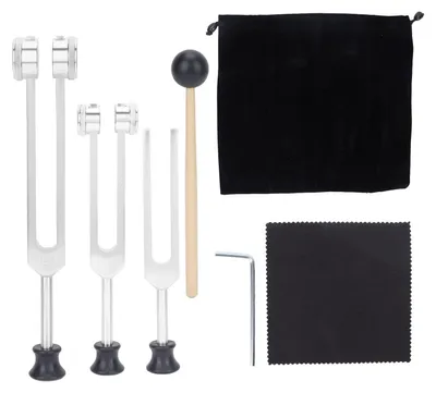Produktbild von Set aus 3 Stimmgabeln für Klangtherapie