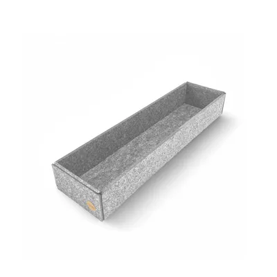 Produktbild von Aufbewahrungsbox CLEAN Filz 54 x 14 x 8 cm ohne Deckel in hellgrau meliert