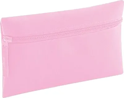 Produktbild von Quadra Classic Federtasche Stiftmappe Federmappe mit Reißverschluss BC3782 (Einheitsgröße) (Klassisch Pink)