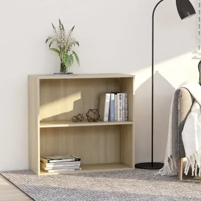 Image de Maison Exclusive - Bibliothèque en chêne Sonoma 80x30x76,5 cm Matériau dérivé du bois