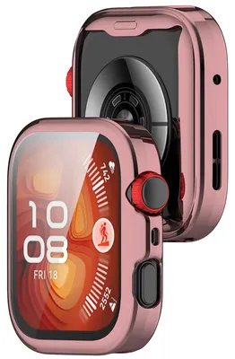 Produktbild von Schutzhülle für Huawei Watch Fit 5 Pro, Bizon Case Watch Felipe, Rosa