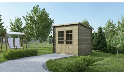 Produktbild von Gartenhaus, Gerätehaus 5m2 - 2.5x2m - 28mm - Imprägniert