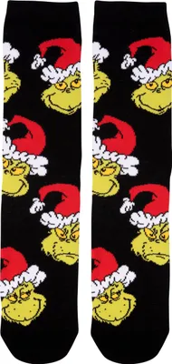 Produktbild von The Grinch Socken für Herren - Christmas Sneaker Herrensocken Schwarz, Größe:43-46
