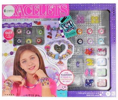 Zdjęcie produktu dla Zestaw Diy do Robienia Bransoletek Biżuterii Charms