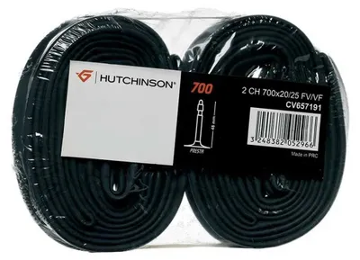 Imagen del producto de Cámara para bicicleta Hutchinson, 2 unidades, color negro, 700C / 37-50, color negro, 700C