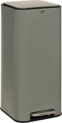 Produktbild von 5Five Mulleimer/treteimer - grun - Metall - 30 Liter - 62 cm