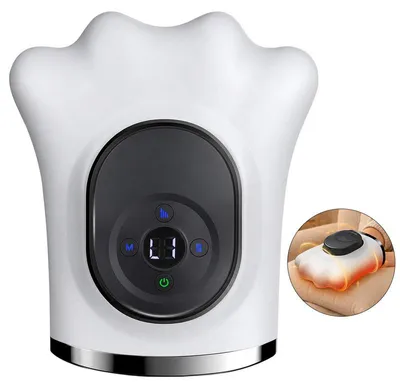 Produktbild von Handmassagegerät Luftdruck Wärme – 8 Kammern, 6 Programme, 3 Intensitäten | 2000mAh, Timer für Akupressur & Entspannung