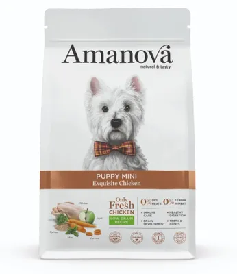 Produktbild von Amanova Welpenfutter für kleine Hühnerrassen