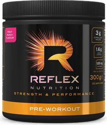 Produktbild von Reflex Nutrition - Pre-Workout, Fruchtpunsch, Pulver, 300g