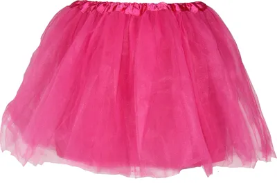 Produktbild von pinkes 80er Jahre Neon Tutu, Größe:XL