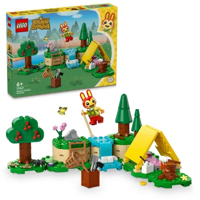Produktbild von LEGO Animal Crossing Mimmis Outdoor-Spaß, kreatives Spielzeug für Kinder, Tiere-Set mit Hasen-Figur aus dem Videospiel, Geschenk für Mädchen und Jungen ab 6 Jahren 77047