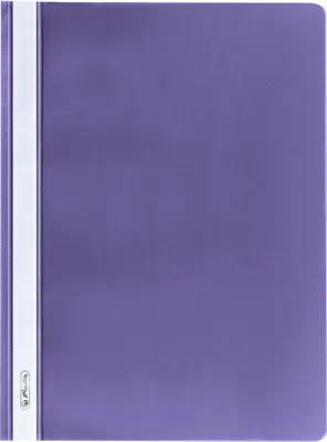 Produktbild von 10 Herlitz Schnellhefter / DIN A4 / PP / extra stabil / Farbe: lila