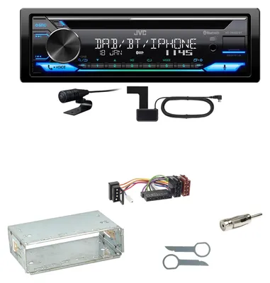 Produktbild von JVC KD-DB922BT Bluetooth Digitalradio Einbauset für Mercedes E-Klasse W124