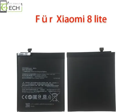 Produktbild von Für Xiaomi Akku BM3J Mi 8 lite Accu Batterie 3250 mAh NEU Ersatzakku