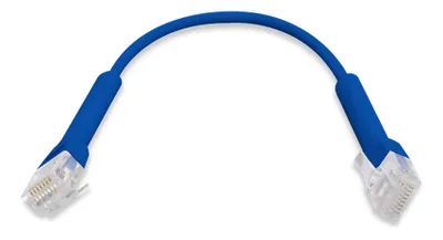 Immagine prodotto di Cavo patch Ethernet UniFi Flexible booted RJ45 0,1m Blu