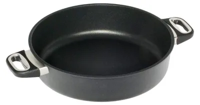 Immagine prodotto di Pentola in ghisa con rivestimento antiaderente - 5,5 litri - Nera - Adatta per induzione