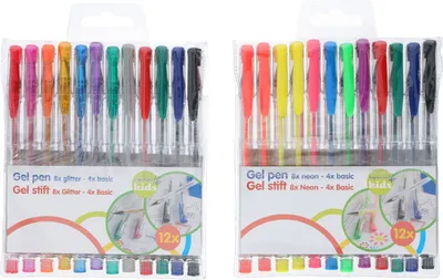 Image de Stylos gel, 12pcs.