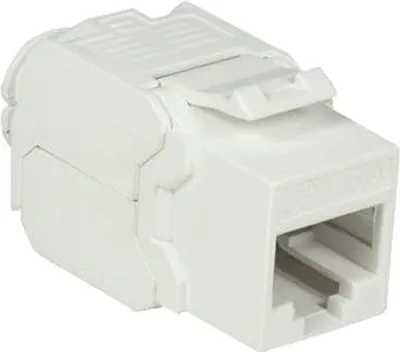 Zdjęcie produktu dla NETTRIXX – wtyczka Keystone CAT6A UTP 180° biała – 400009