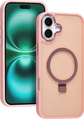 Zdjęcie produktu dla Etui TUNIQ na tył iPhone'a 16 Plus – Magsafe – silikonowe – różowe