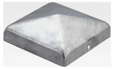 Produktbild von Pfostenkappen Zaunkappe Abdeckkappe Pyramide verzinkt 71 x 71 mm