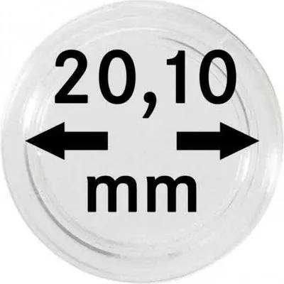 Produktbild von Lindner S22702010P Münzkapseln 20.10 mm-10er Pack