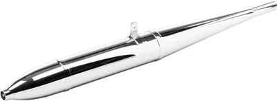 Produktbild von Auspuff dreiteilig in Zigarrenform D=30mm, verchromt - passend für AWO 425T, 425S
