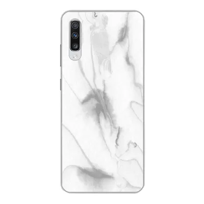 Produktbild von MuchoWow® Handyhülle Schutzhülle Hülle für Samsung Galaxy A70 Marmor - Grau - Weiß - Abstrakt - Marmoroptik Silikon Softcase Handy Hülle - Schutzhaube