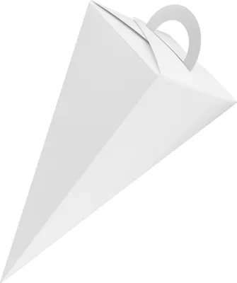 Produktbild von 50x itenga Geschenktüte Schultüte mit Griff 21 cm, Weiß